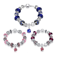 925 Silber Europäische Perlen Charms Mode Armband für Frauen